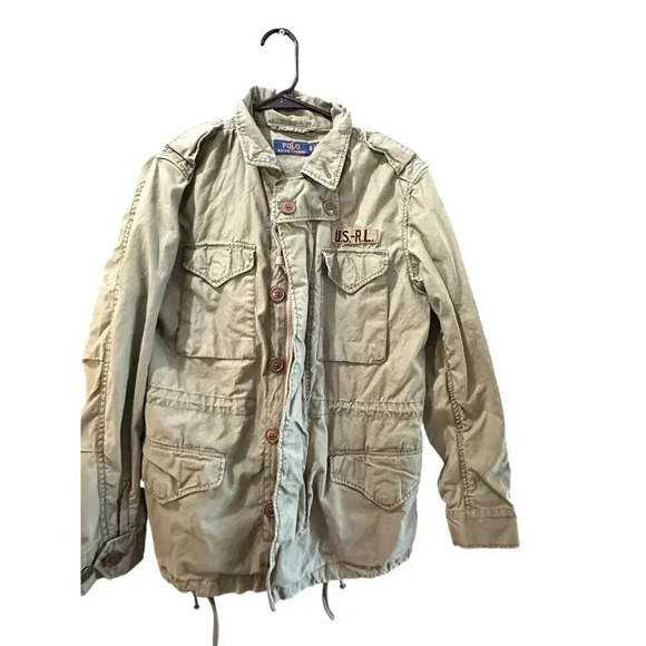 Polo Ralph Lauren Beaded Military Army Field Jacket Size XS - Picture 3 of 12